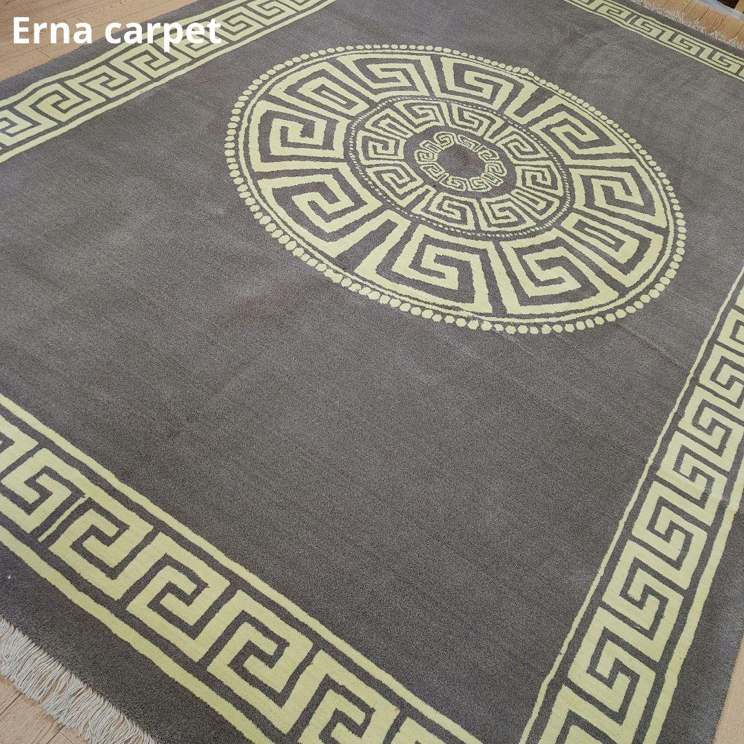 ペルシャ絨毯　新品　シルク（ビスコース）機械織り 305x204 高級品