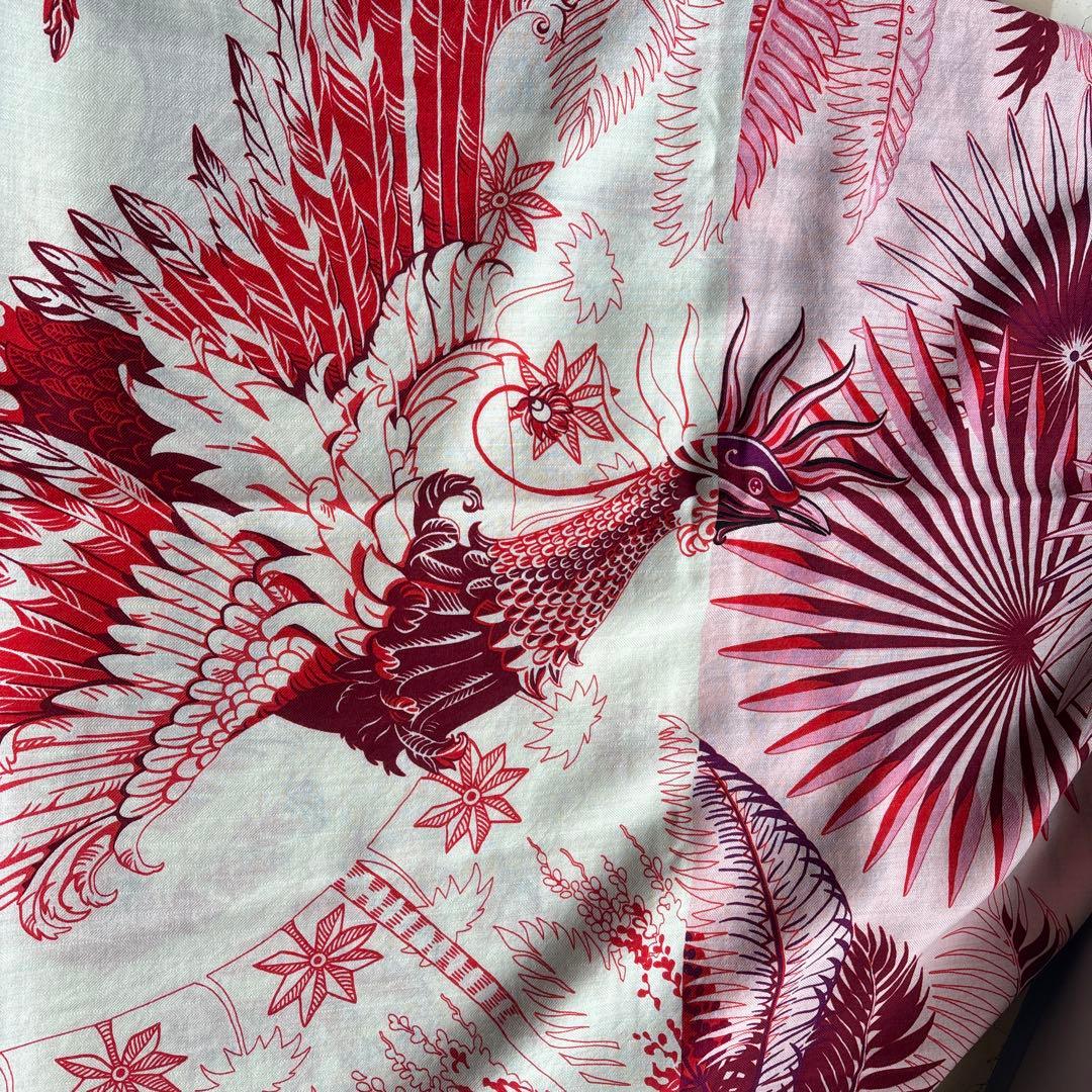 エルメス　カレ140 カシシル　カレジェアン　不死鳥の神話　名作希少柄