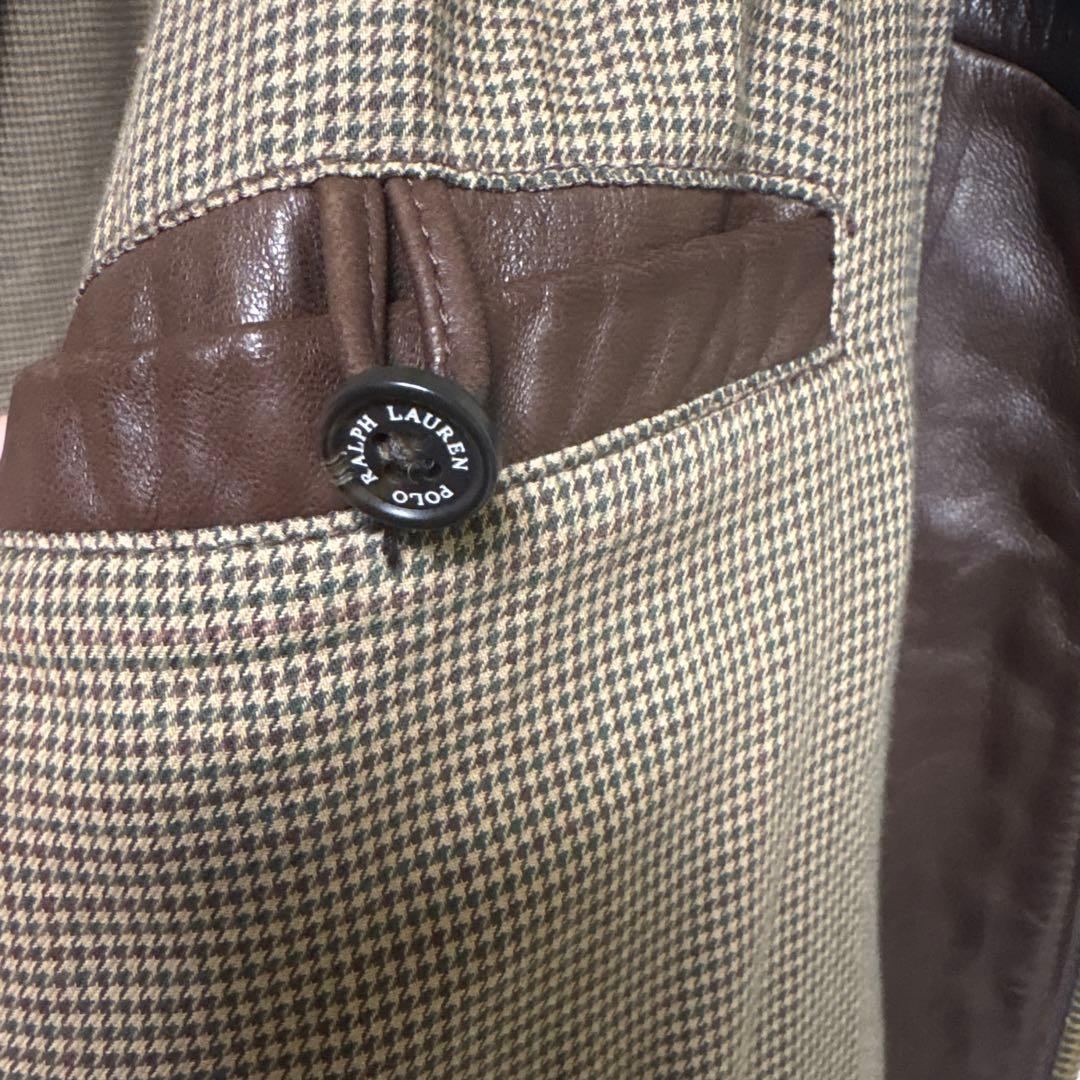 そ*た様 ラルフローレン　レザージャケット　スイングトップ　ブラウン　茶 XL