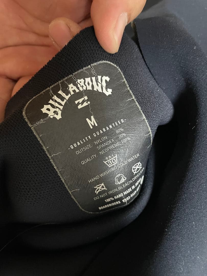 ビラボン　5×3mm セミドライ　Mサイズ