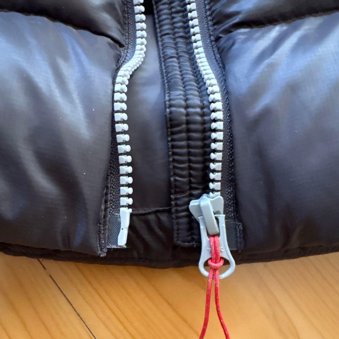 ミレー　レディースチャコールグレーダウンジャケット フード付き