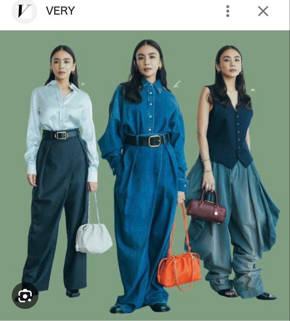 新品未使用品　LOEWE ロエベ レディース ラップジーンズデニムパンツ