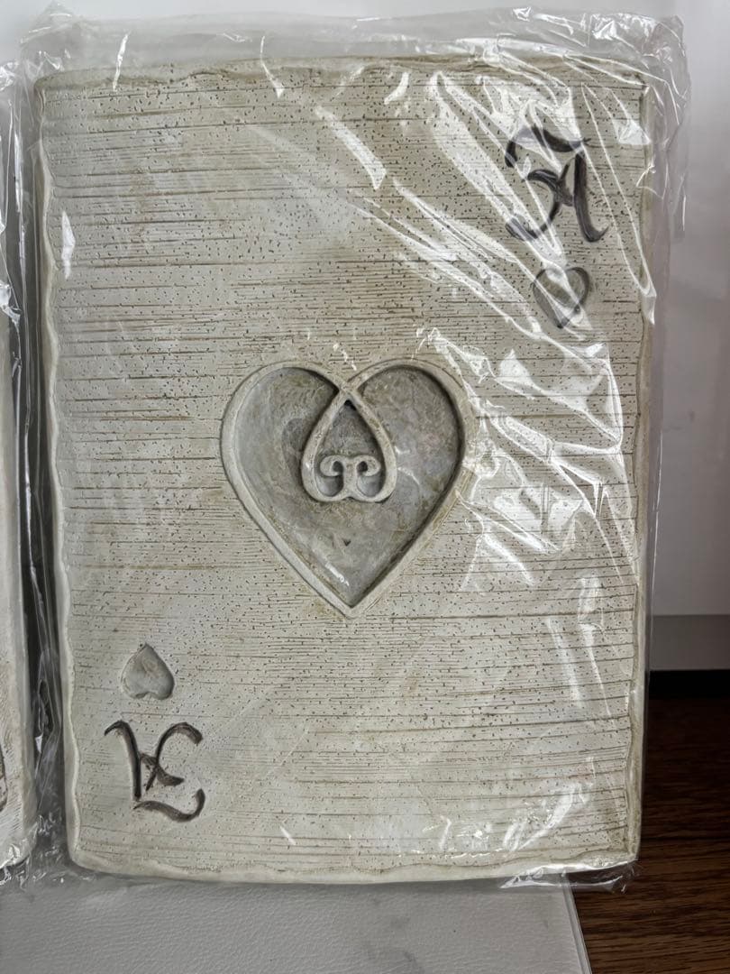 ３枚セット　不思議の国のアリス　トランプ　ステップストーン　ガーデリング　飛び石