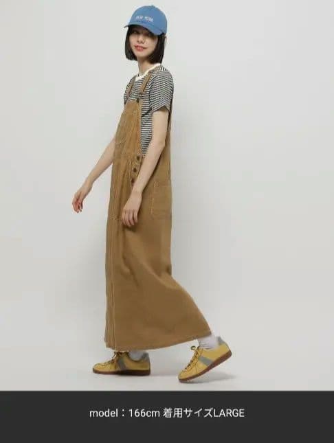 niko and… ニコアンド　FINEリネンステッチジャンパースカート新品完売