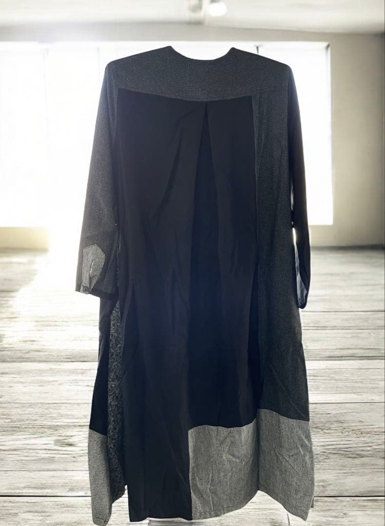 タグ付き新品未使用　アンティ異素材ロングコート　レア　デシグアル好きな方にも