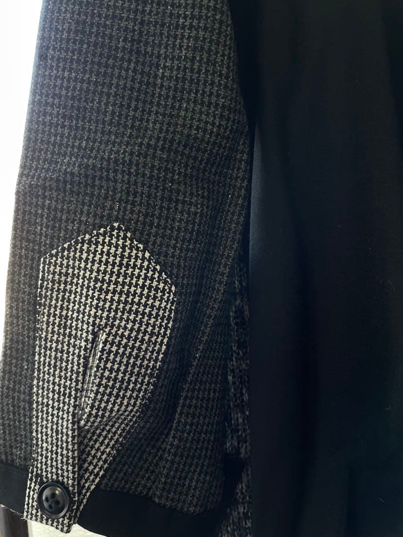 タグ付き新品未使用　アンティ異素材ロングコート　レア　デシグアル好きな方にも