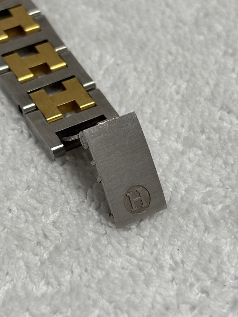 【美品】エルメス クリッパー クォーツ デイト【稼働品】レディース 付属品有り