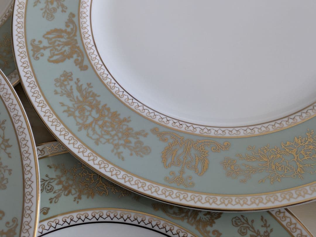 5枚セットウェッジウッド コロンビア セージグリーン