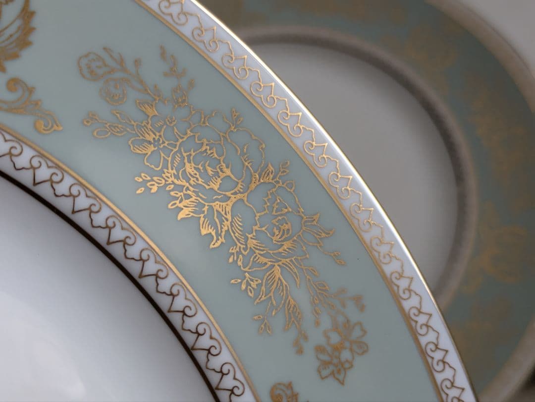 5枚セットウェッジウッド コロンビア セージグリーン