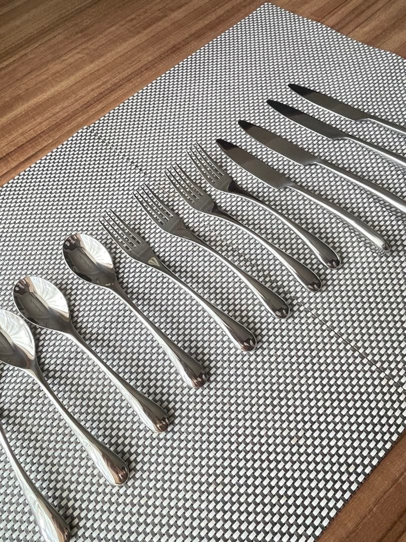 ★大幅お値下げ★ ステンレス　カトラリーセット 12点