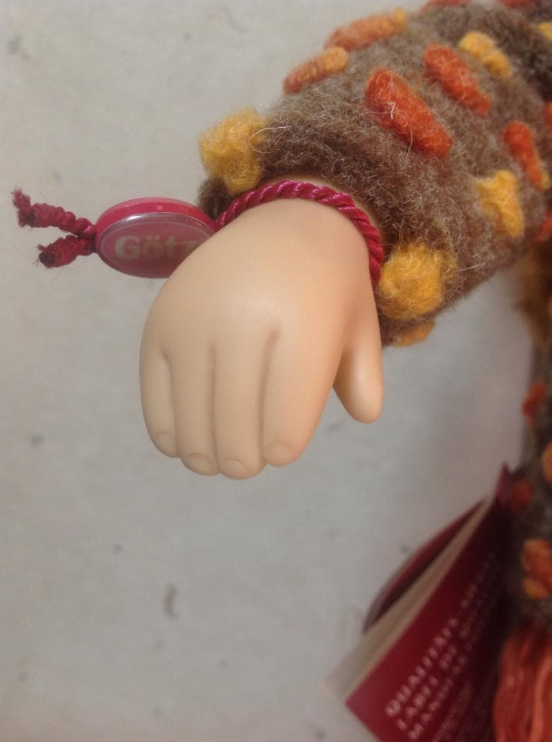 人形：ビンテージドール【シルビア・ナッテラ】 ②赤 Gotz 約48㎝