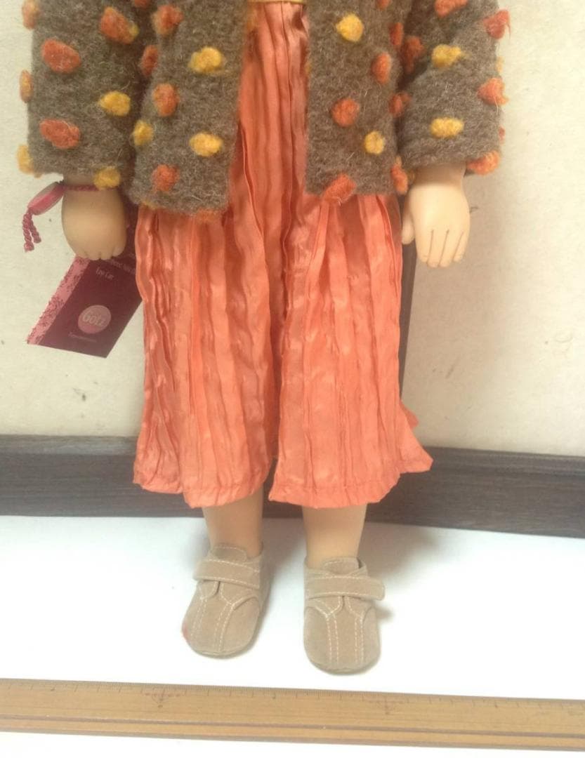 人形：ビンテージドール【シルビア・ナッテラ】 ②赤 Gotz 約48㎝