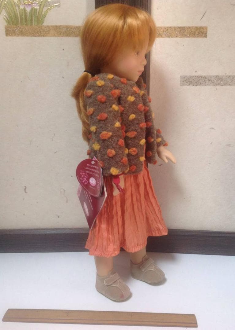 人形：ビンテージドール【シルビア・ナッテラ】 ②赤 Gotz 約48㎝