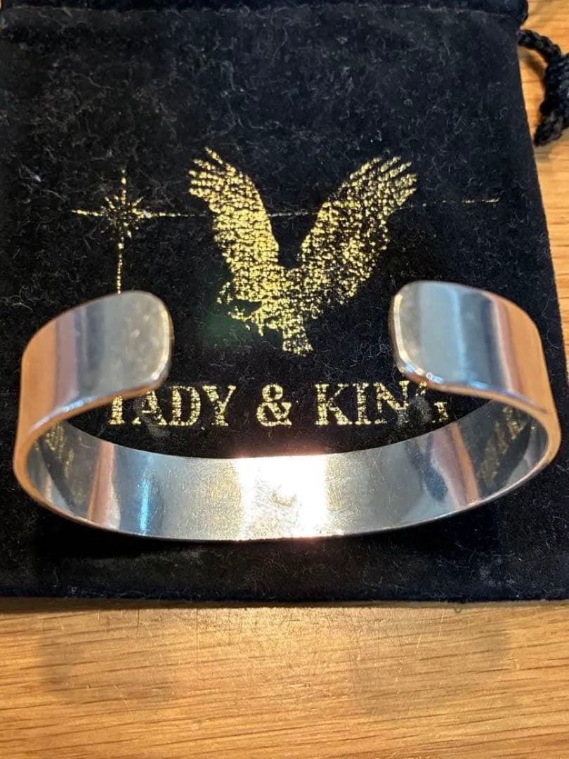 TADY&KING タディ＆キング 平打ちバングルGPロングホーン Mサイズ