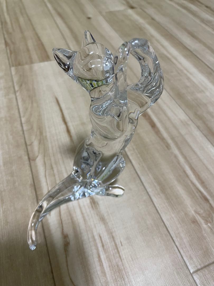 バカラ　猫置物