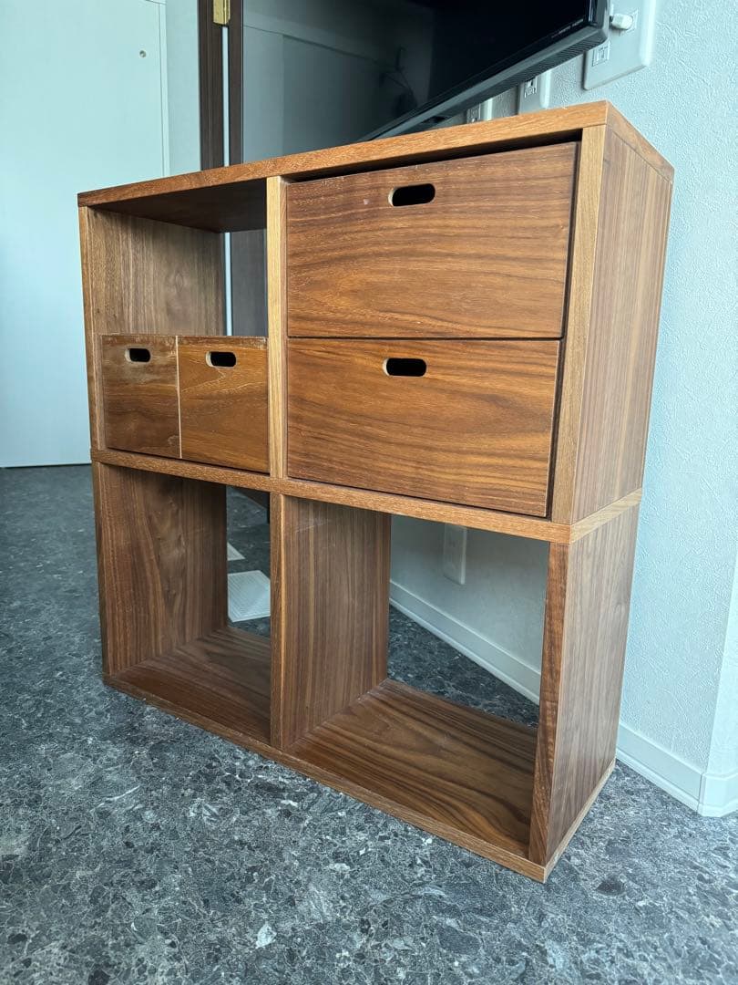 無印　スタッキングシェルフ　2段