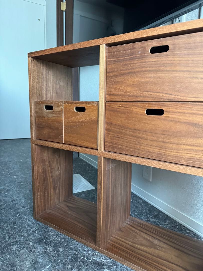 無印　スタッキングシェルフ　2段