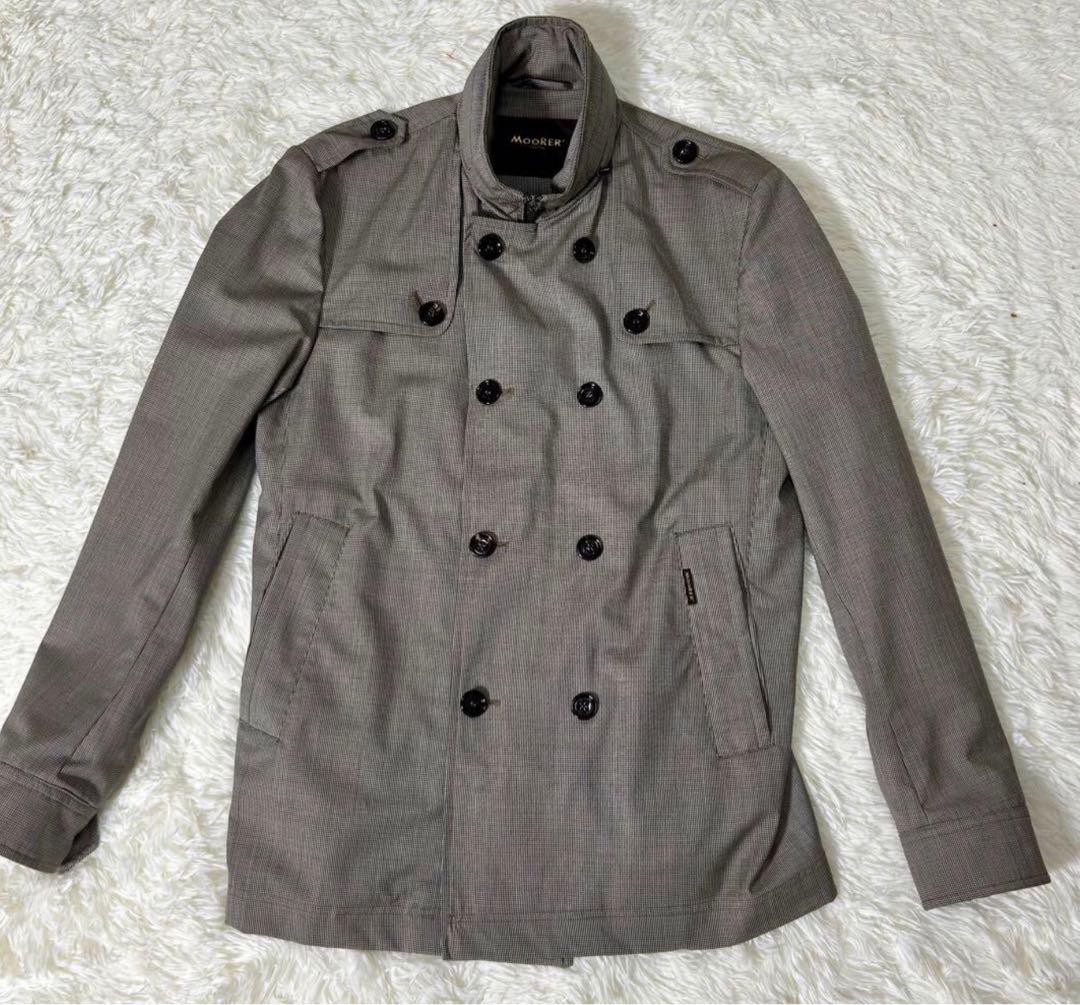 値下げ　Moorer ムーレー　ダブルブレスト　コート　50