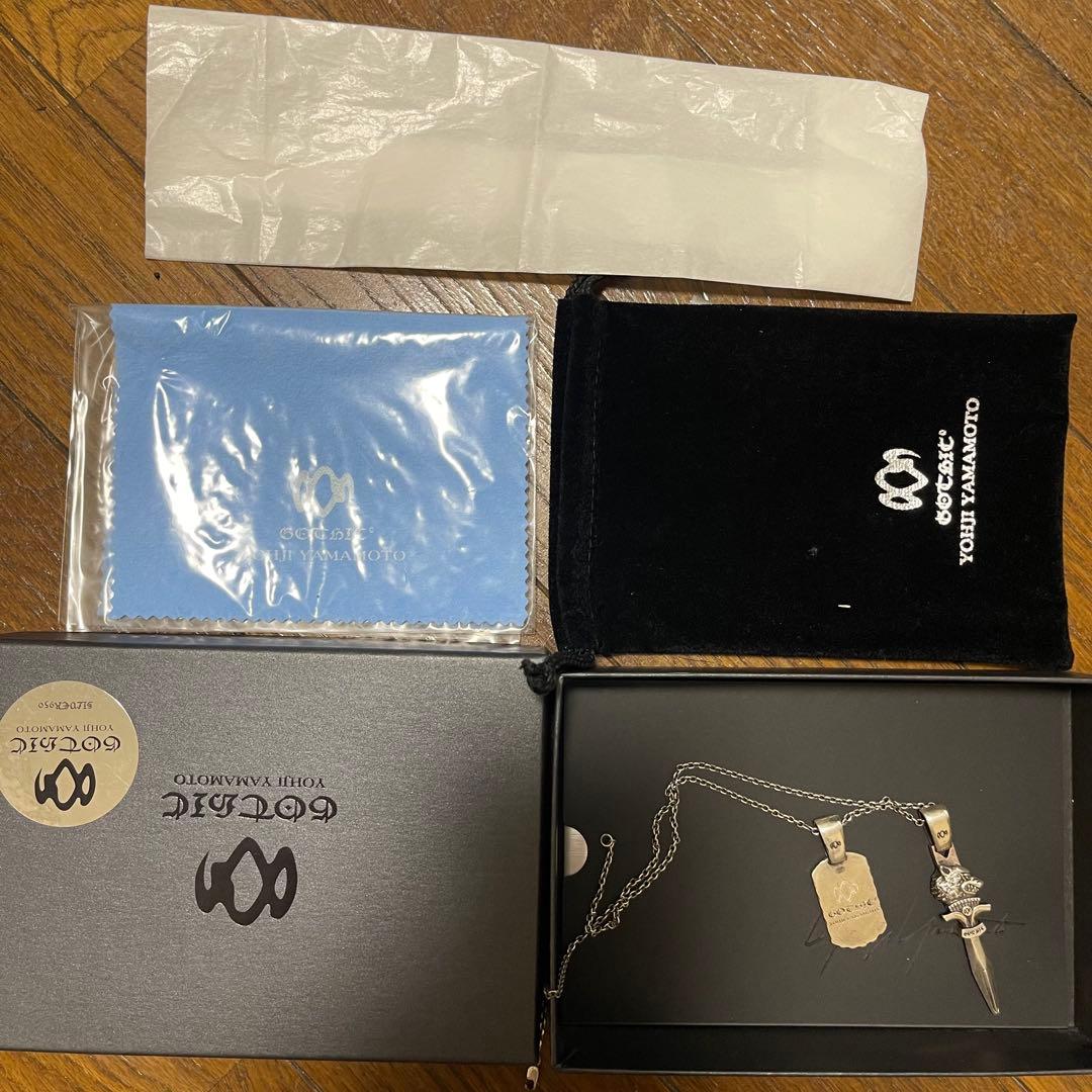 ヨウジヤマモト ゴシック ウルフダガーネックレス ドッグタグ　Gothic