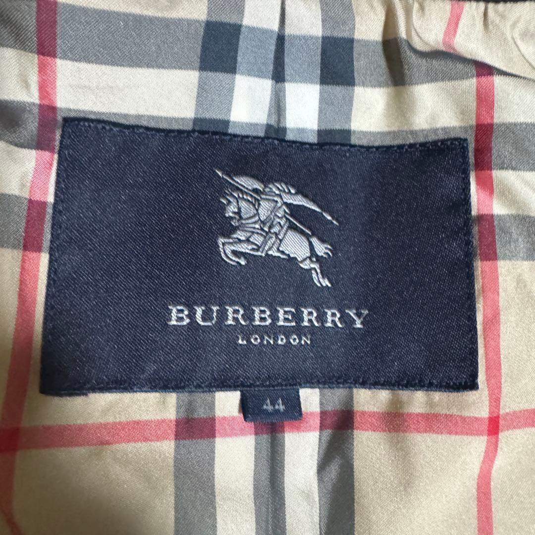 （美品）バーバリー　ベスト　ノバチェック　ブラック　黒　オールジップ　防寒　冬