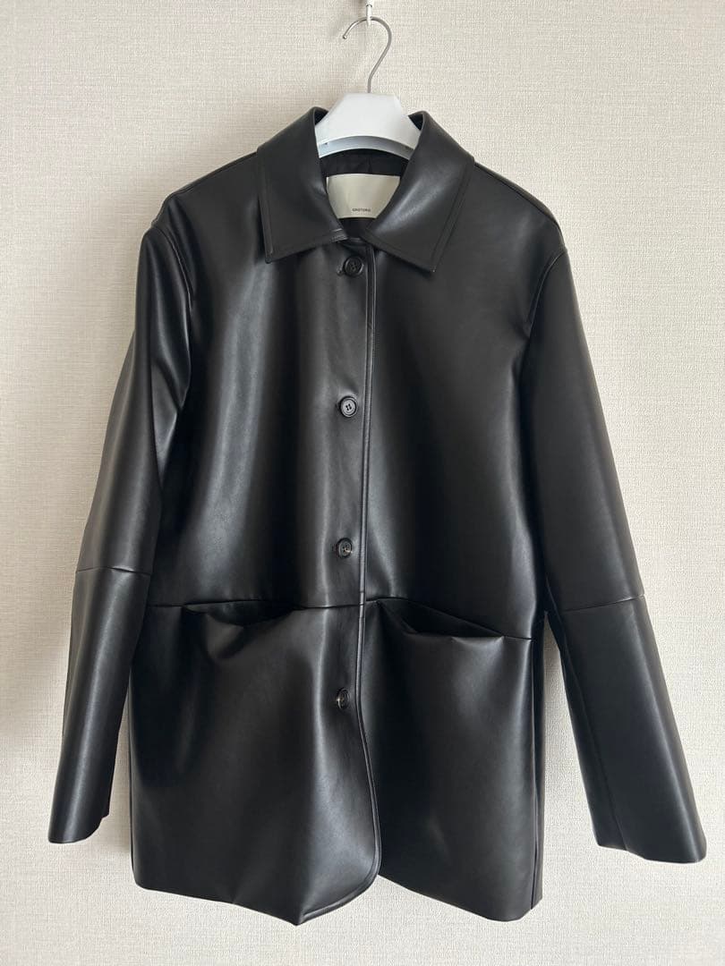 ohotoro レザージャケット　ダークブラウン　美品　3回着用