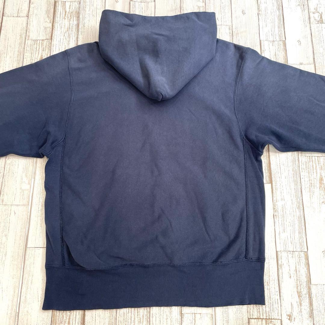 【定番目付き！】チャンピオン　リバースウィーブ　ネイビー　フーディ　パーカー　紺