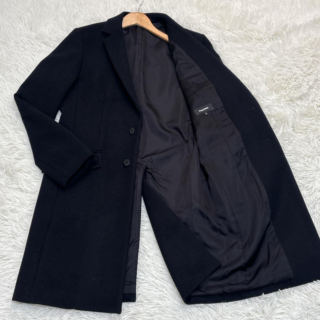 【初心者】カシミア混✨アタッチメント チェスターコート M