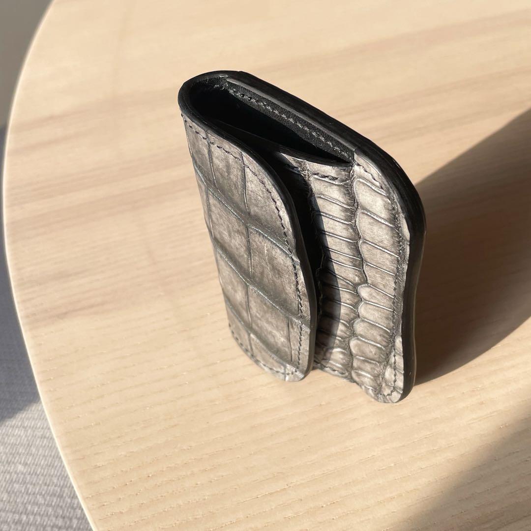 クロコダイル ポロサス 墨染 レジェロ ケース