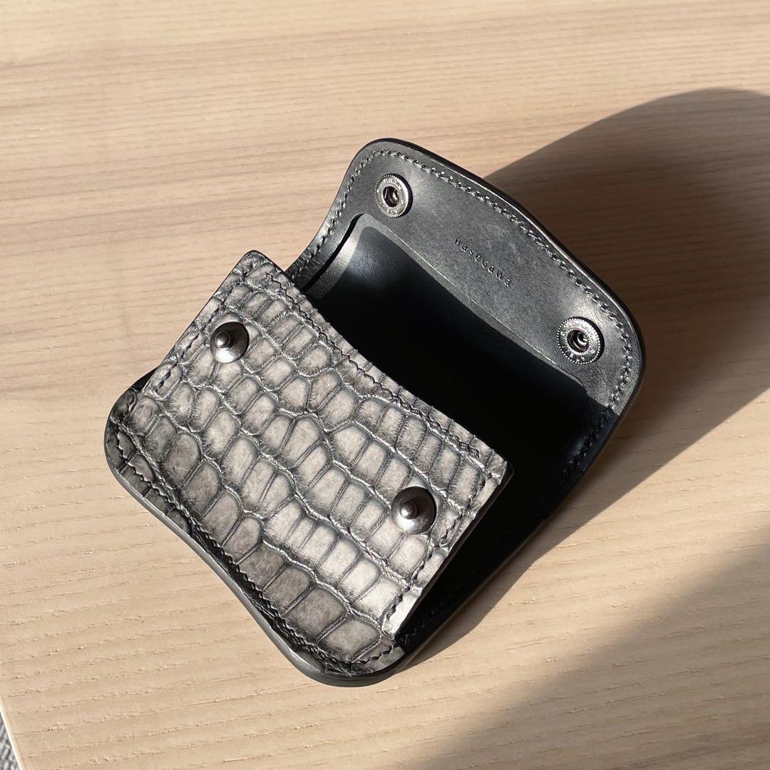 クロコダイル ポロサス 墨染 レジェロ ケース