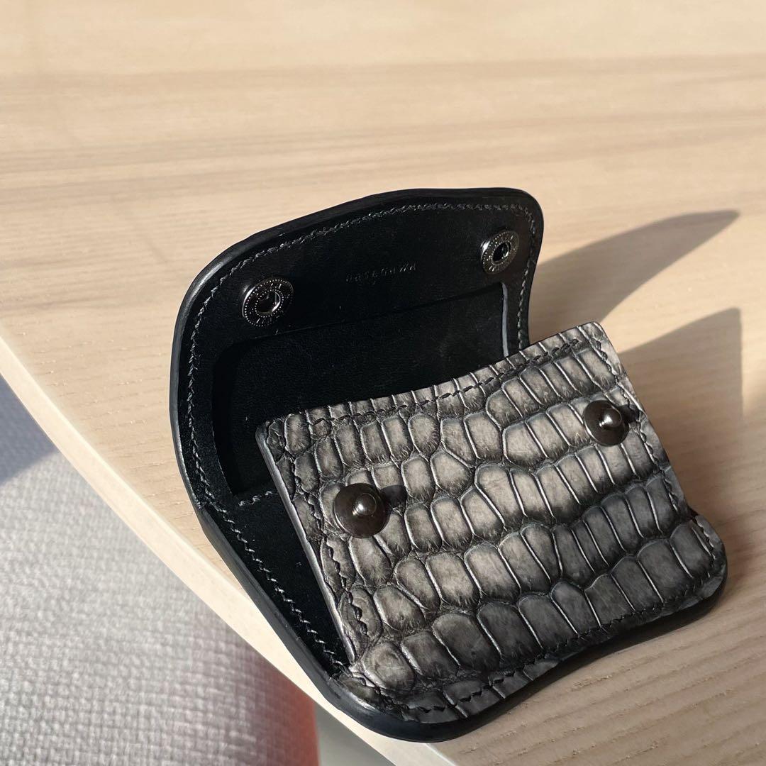 クロコダイル ポロサス 墨染 レジェロ ケース