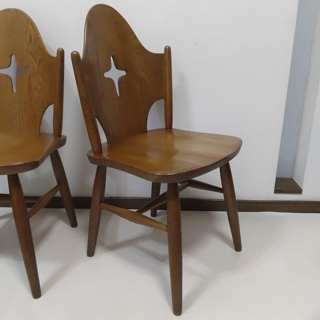 ③ 希少なお品　飛騨の家具　WINDS 太平　ダイニングチェア　チャーチチェア