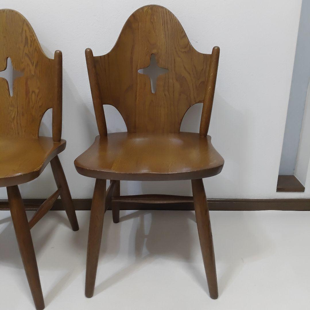 ③ 希少なお品　飛騨の家具　WINDS 太平　ダイニングチェア　チャーチチェア