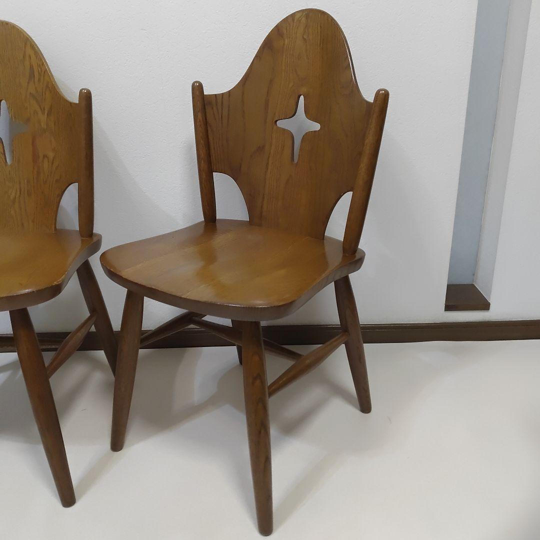 ③ 希少なお品　飛騨の家具　WINDS 太平　ダイニングチェア　チャーチチェア