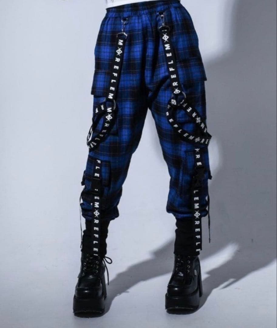 『REFLEM/レフレム』ハーネスロゴベルトカーゴパンツ