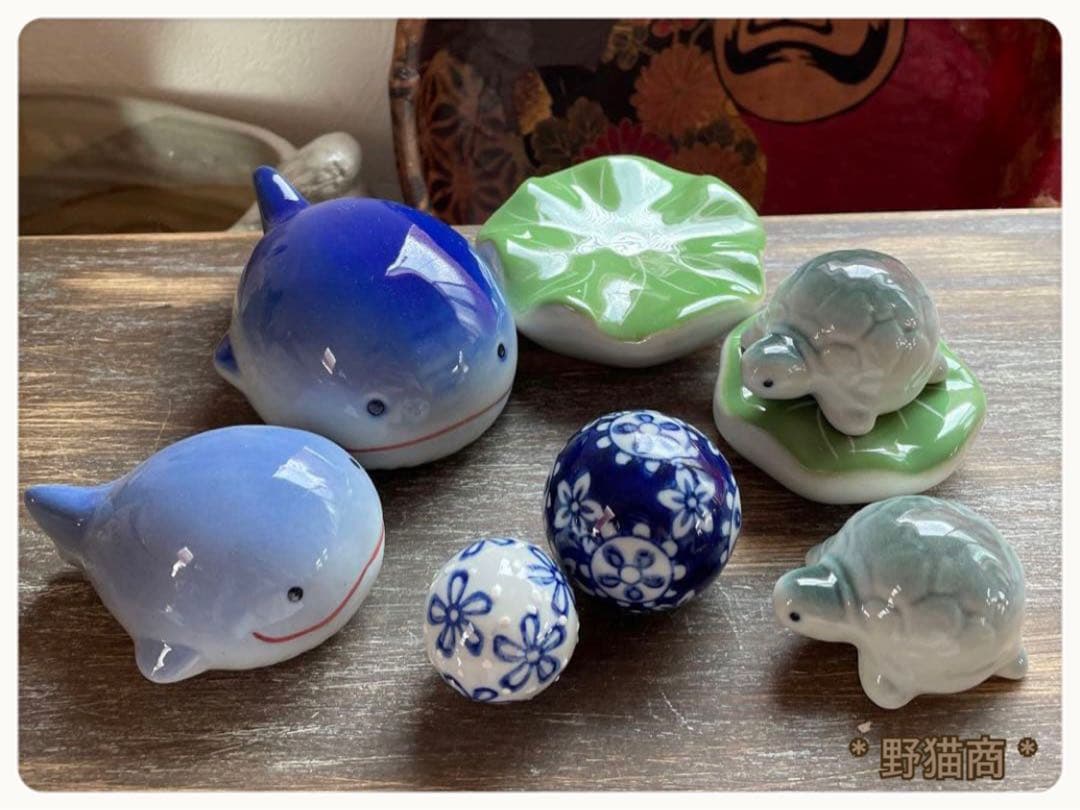 ＊浮球色々＊ 生き物 蓮 魚 くじら あひる 金魚