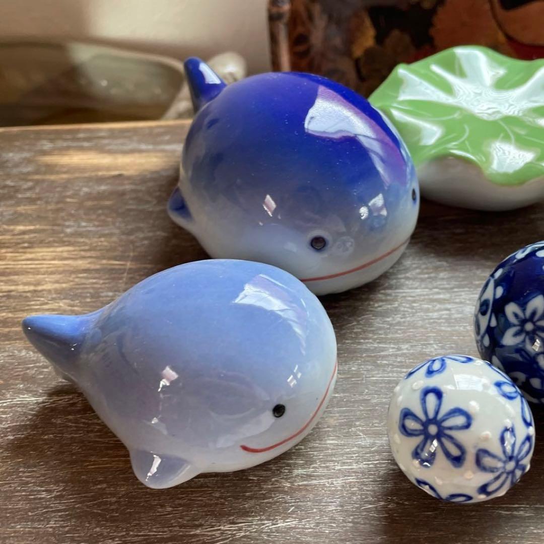 ＊浮球色々＊ 生き物 蓮 魚 くじら あひる 金魚