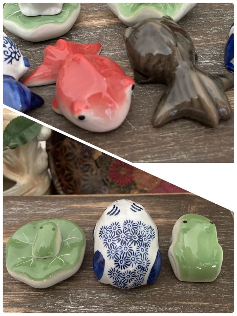 ＊浮球色々＊ 生き物 蓮 魚 くじら あひる 金魚