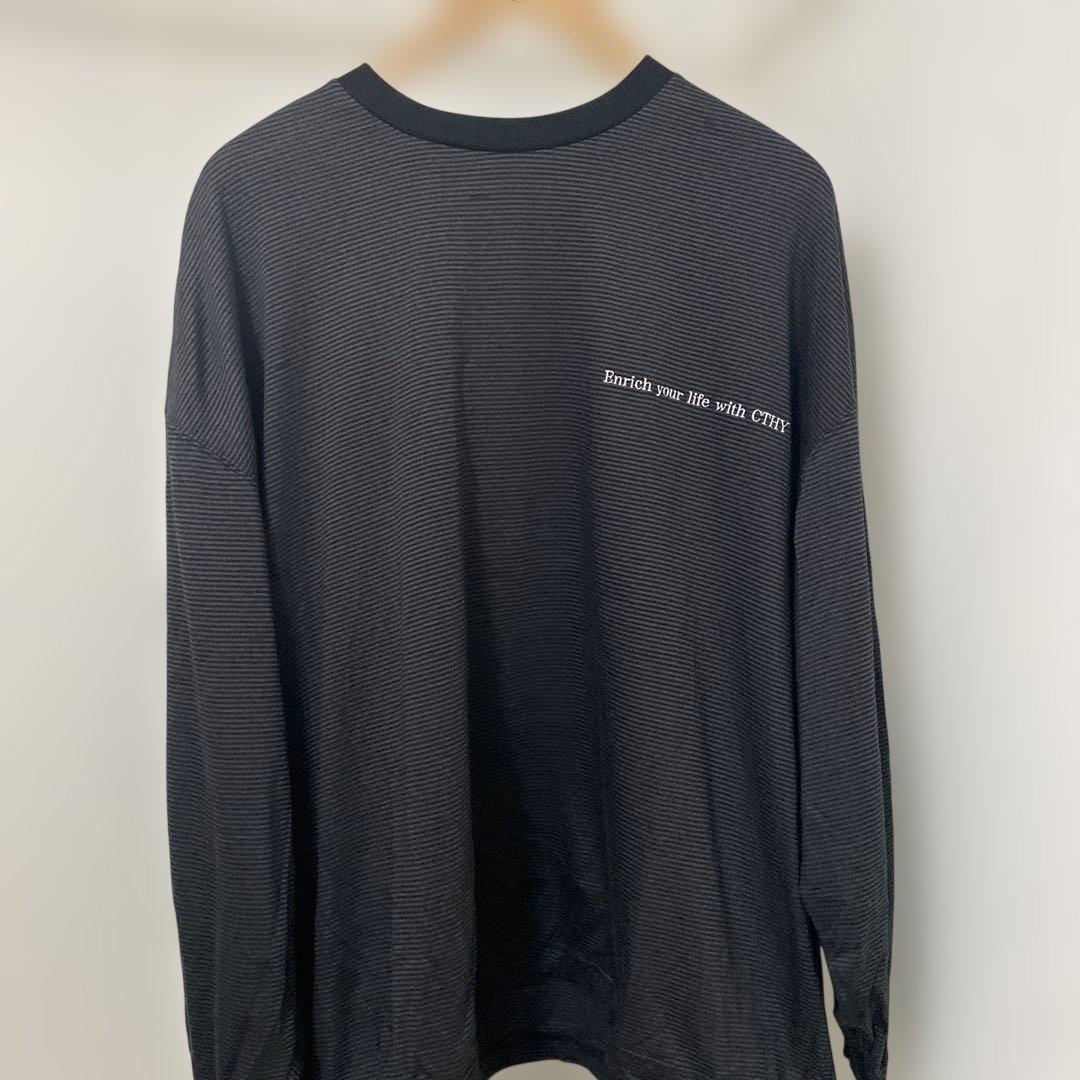 トップス CTHY DRAWSTRING LONG SLEEVE CUTSEW