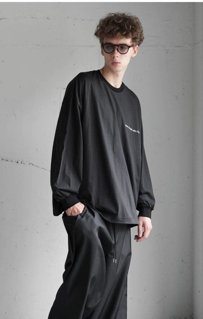 トップス CTHY DRAWSTRING LONG SLEEVE CUTSEW