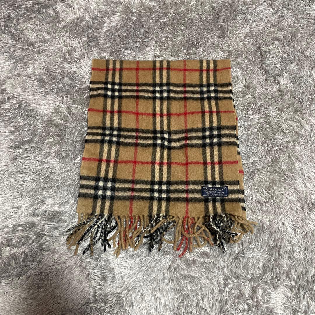 Burberry カシミヤマフラー