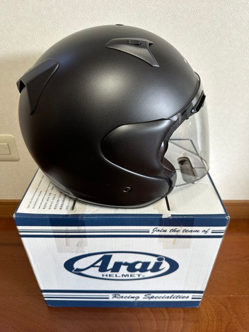 ✳️Araiジェットヘルメット✳️マットブラック　専用袋　箱付き 61-62センチ
