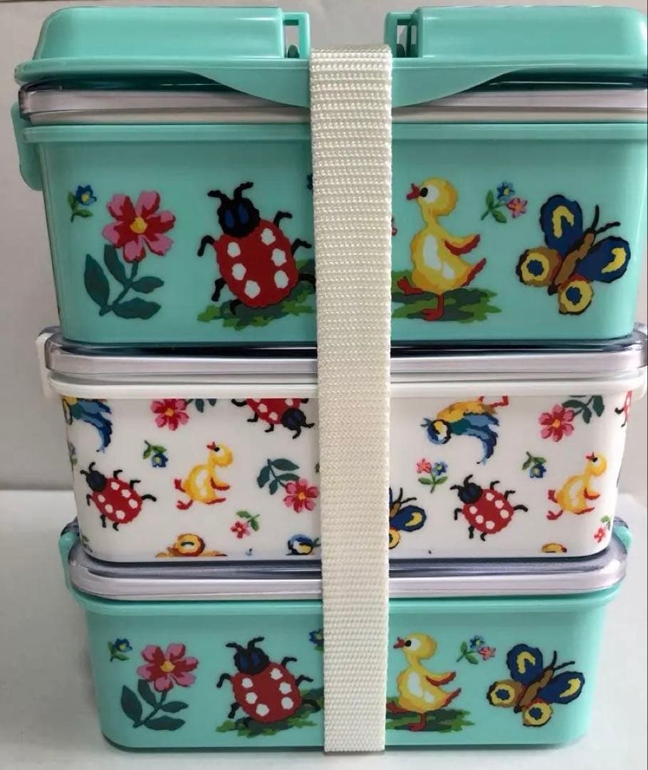 新品未使用　フェイラー ハイジ　3段ランチボックス　feiler