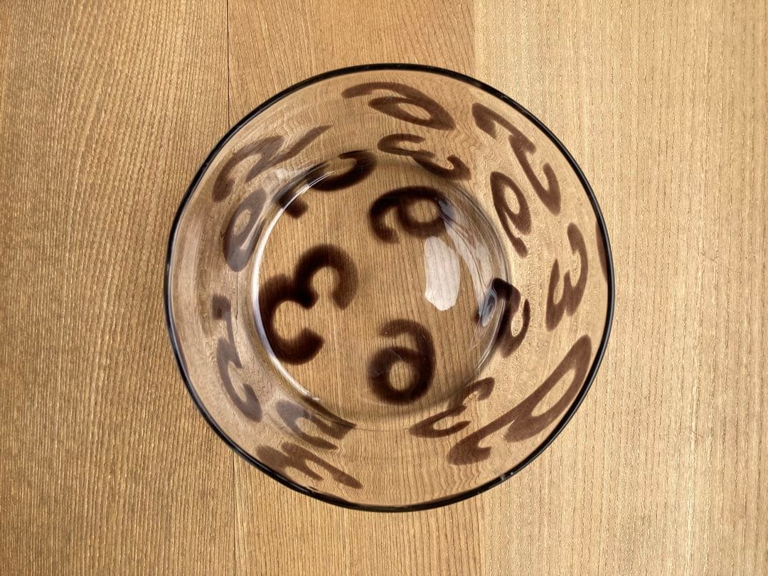 出品明日まで 最終値下げ　辻和美factoryzoomer ガラス　サラダボウル