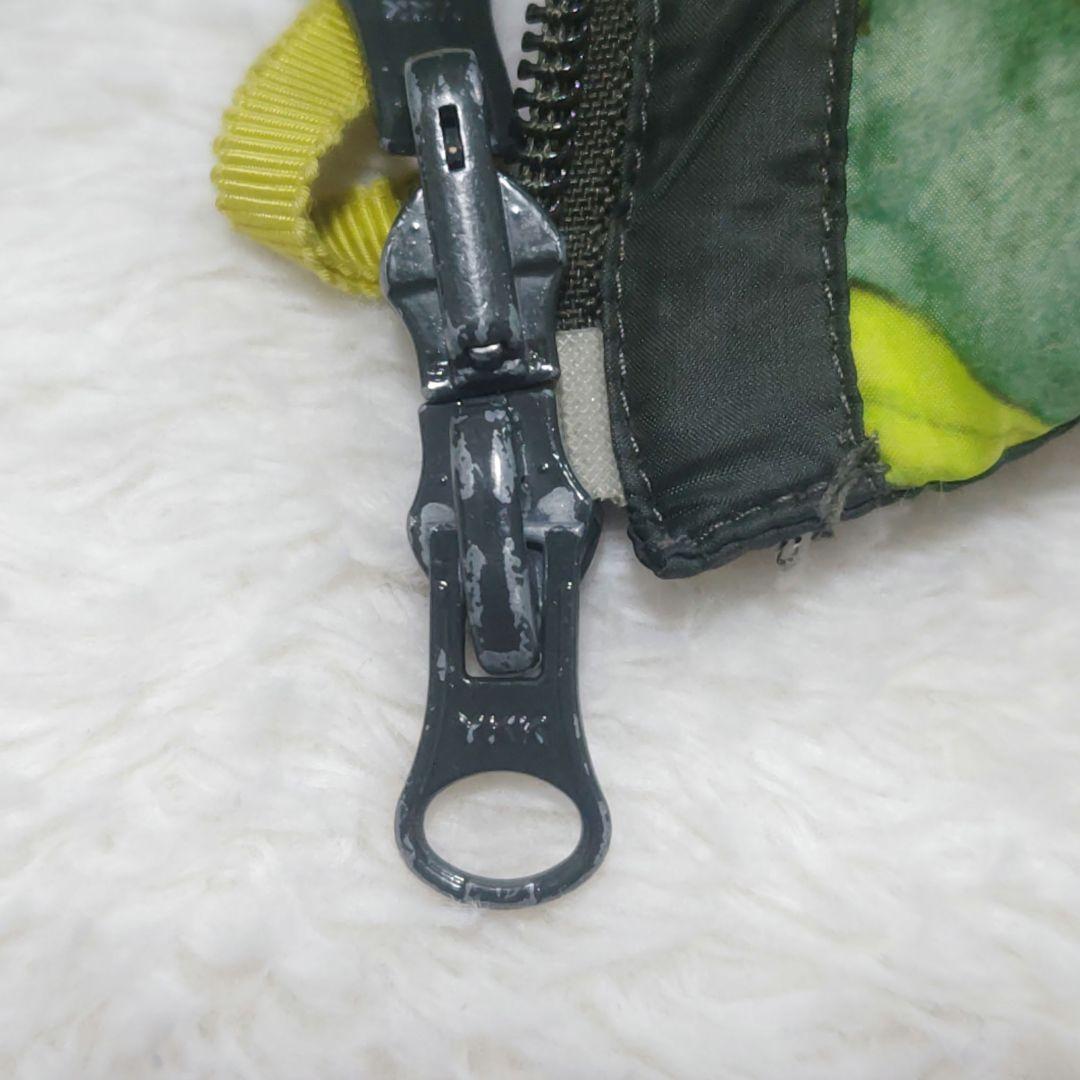 アルベロベロ ブタさん 花柄 リバーシブル ダウンベスト