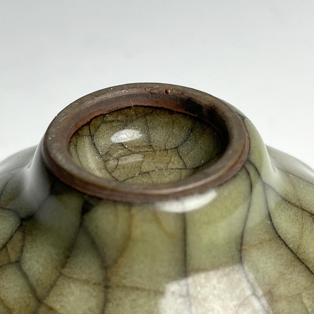 哥窯 陵花 杯 中国古玩 中国美術 唐物 擺件