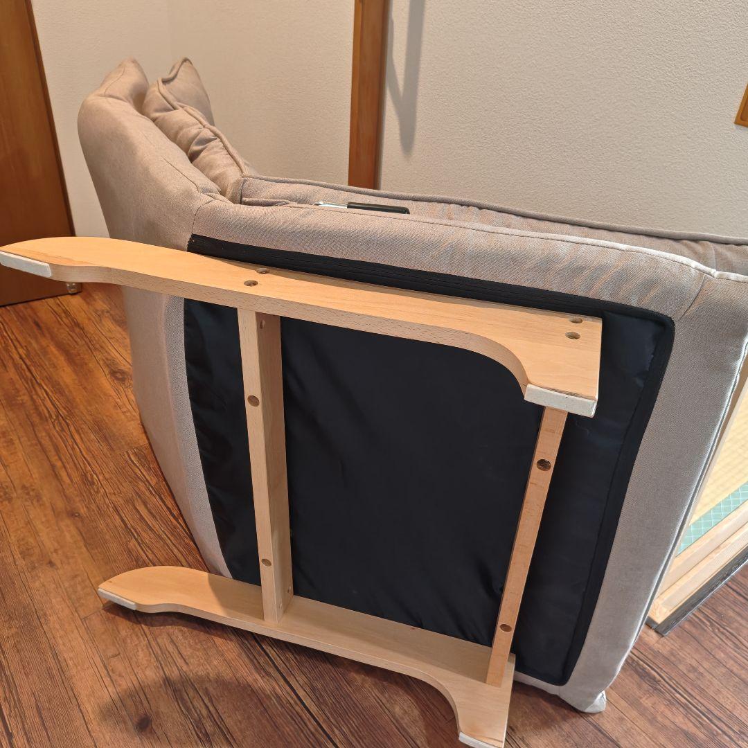 DOUBLEDAY　ダブルクッション座椅子フィット　1人掛け　幅70㎝