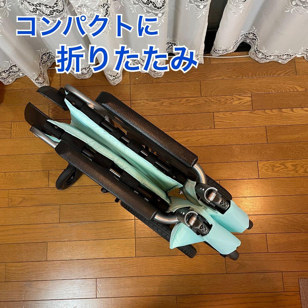 ♿️人気の現行モデル 超軽量コンパクト 介助式 車椅子 ノーパンクタイヤ