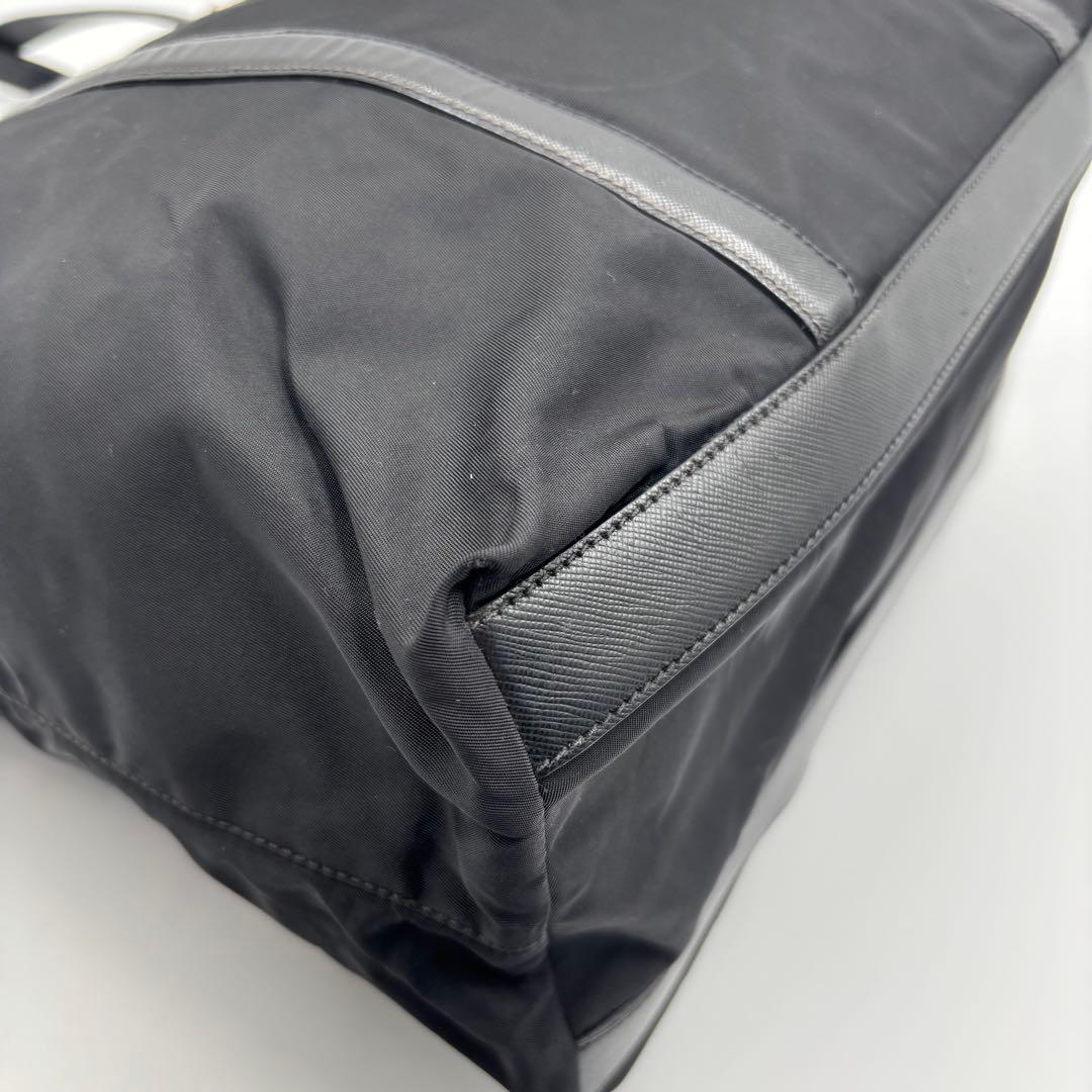 PRADA プラダ トートバッグ レザー ナイロン ブラック 黒