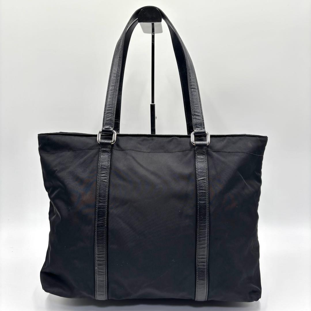 PRADA プラダ トートバッグ レザー ナイロン ブラック 黒