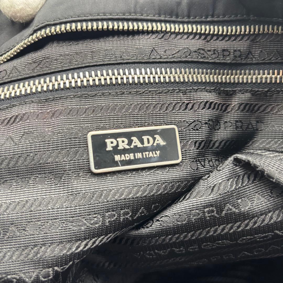 PRADA プラダ トートバッグ レザー ナイロン ブラック 黒